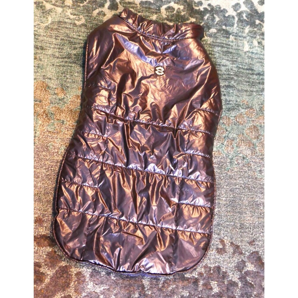 SimplyDog winter jacket Large Metallic Blue Color